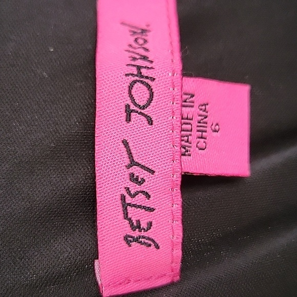 Betsey Johnson Flutter Sleeve Fit & Flare Mini Dress Floral Sz 6 Multi Colored - Picture 11 of 13